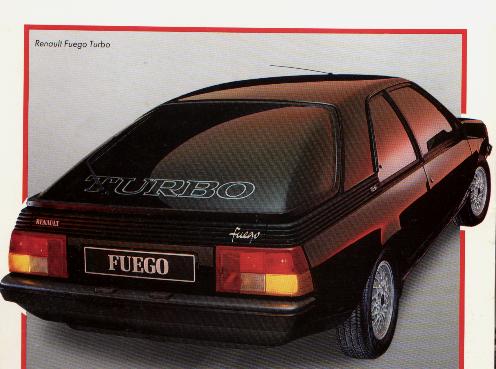 1982 Renault Fuego Turbo. 18 amp; Fuego